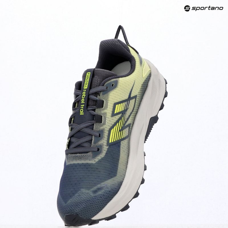 Încălțăminte de alergare pentru bărbați New Balance Rebel Trail V1 arctic grey/alkaline green 7