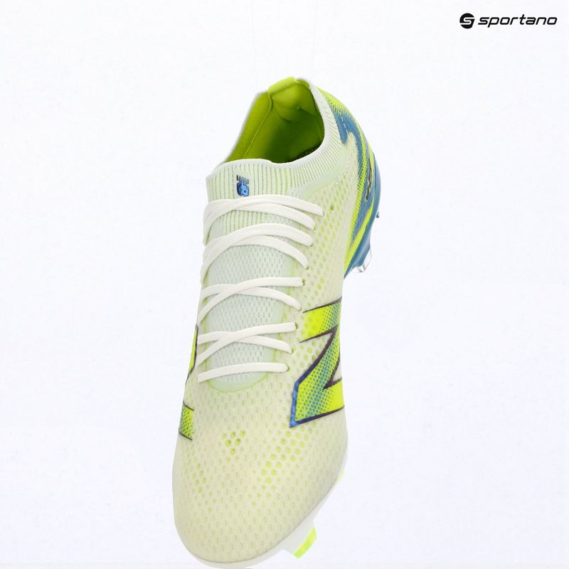 Încățăminte de fotbal New Balance Furon Pro V9 FG white/alkaline green 8