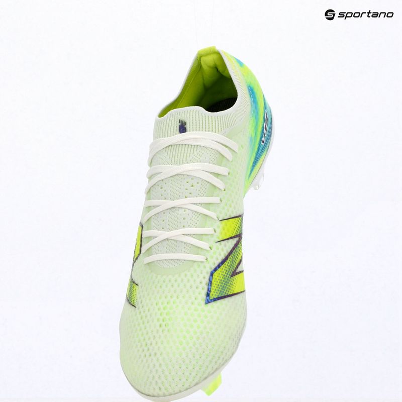 Încățăminte de fotbal New Balance Furon Elite V9 FG white/alkaline green 6