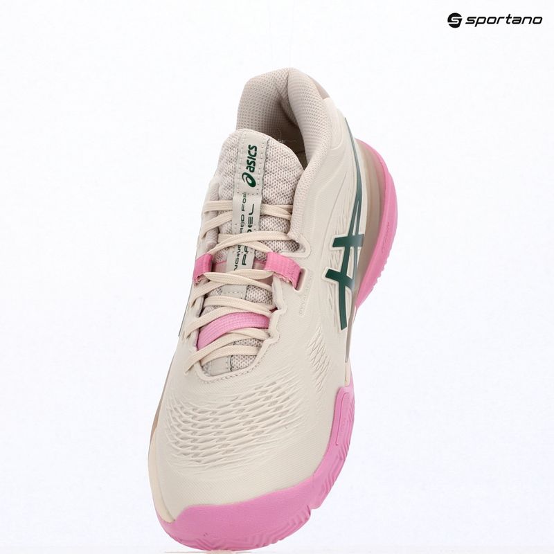 Încălțăminte de padel pentru femei Asics Gel-Resolution X Padel Soft Oat/Jewel Green 14