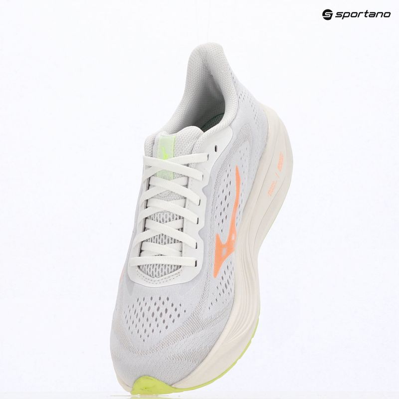 Încălțăminte de alergare pentru femei Mizuno Neo Cosmo 2 white/flamingo coral/lime pulp 9