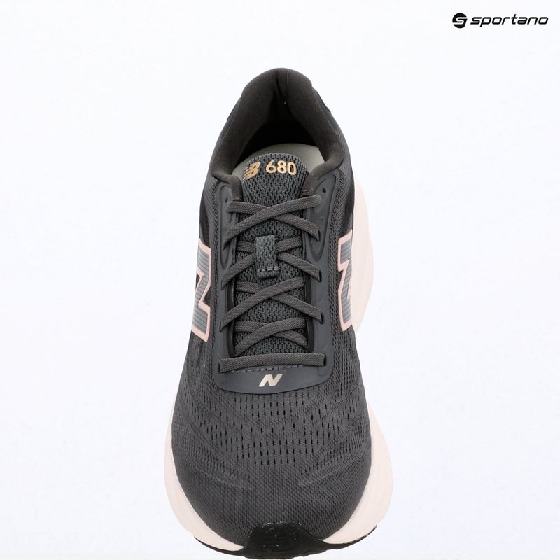 Încălțăminte de alergare pentru femei New Balance Fresh Foam 680's V9 black cement/pink salt 7