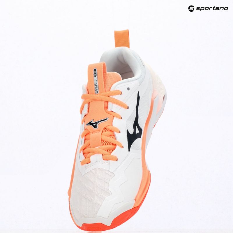 Încălțăminte de handbal Mizuno Wave Stealth Neo 2.1 white/black/flamingo coral 14