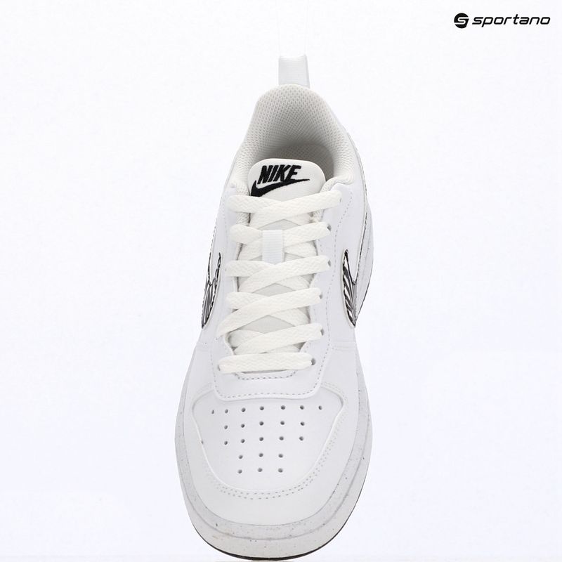 Încălțăminte pentru copii Nike Court Borough Low white/black 10