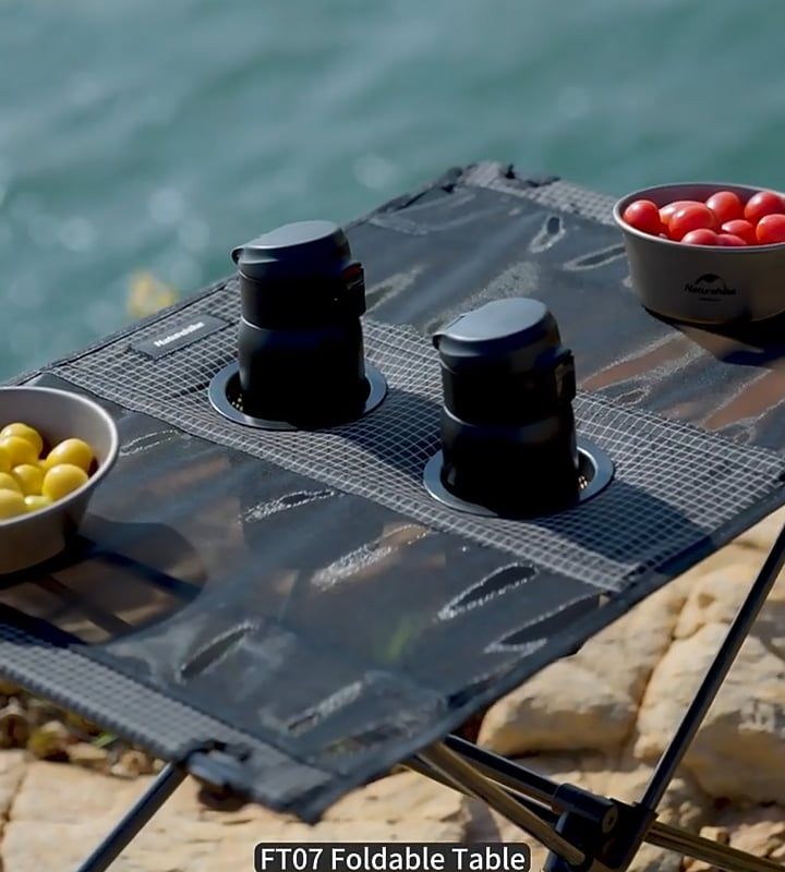 Masă turistică Naturehike Folding Camping Table FT07 black 7