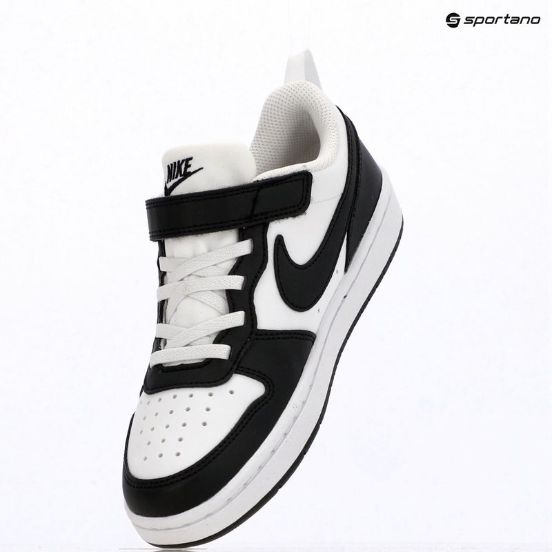 Încălțăminte pentru copii Nike Court Borough Low Recraft white/black 8