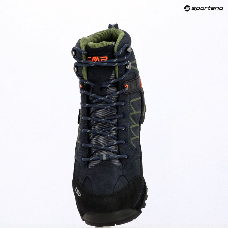 Încălțăminte de trekking pentru bărbați CMP Moon Mid Wp b.blue/torba 9