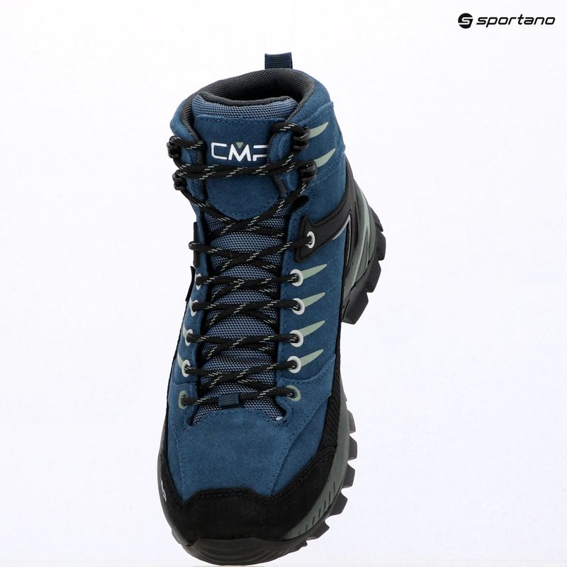Încălțăminte de trekking pentru bărbați CMP Rigel 2.0 Mid Waterproof avio/salvia 9