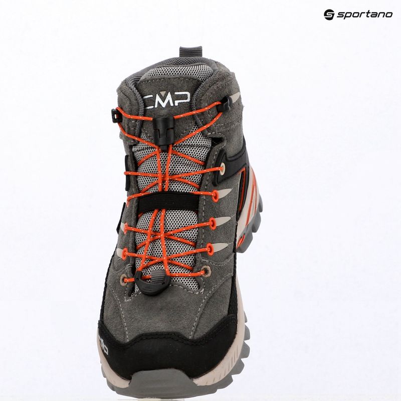 Încălțăminte de trekking pentru copii CMP Rigel 2.0 Mid Waterproof grey/brick 9