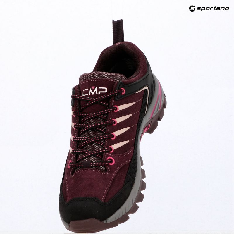 Încălțăminte de trekking pentru copii CMP Rigel 2.0 Low Waterproof black berry/amaranto 9