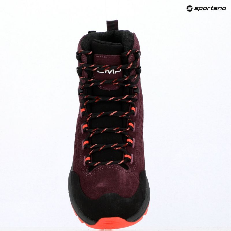 Încălțăminte de trekking pentru femei CMP Vertyx Mid Waterproof blackberry/marigold 9
