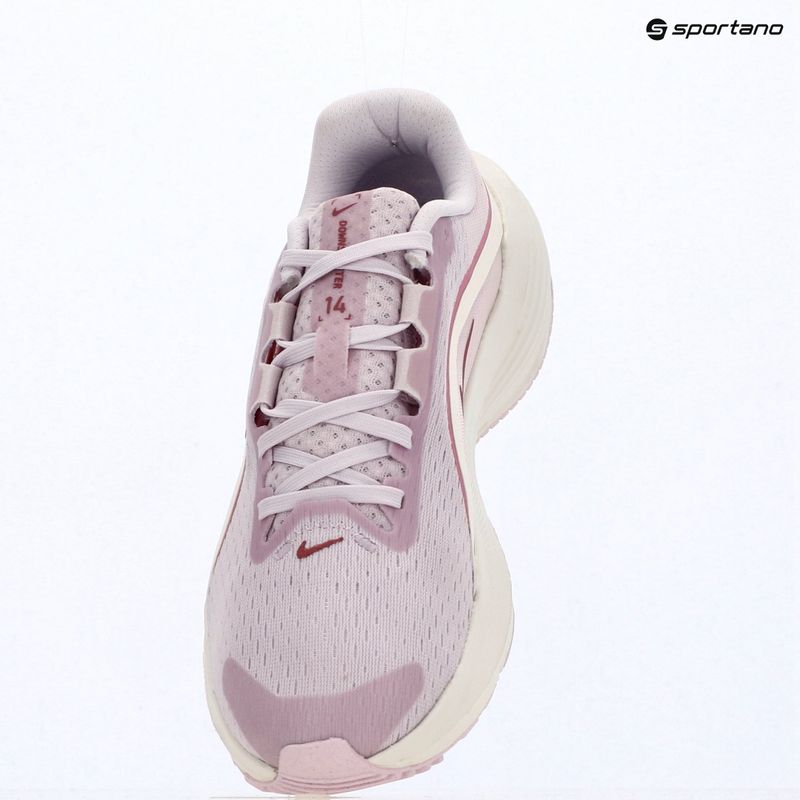 Încălțăminte de alergare pentru femei Nike Downshifter 14 bleached lilac/sail/pink rise/pink smoke 18