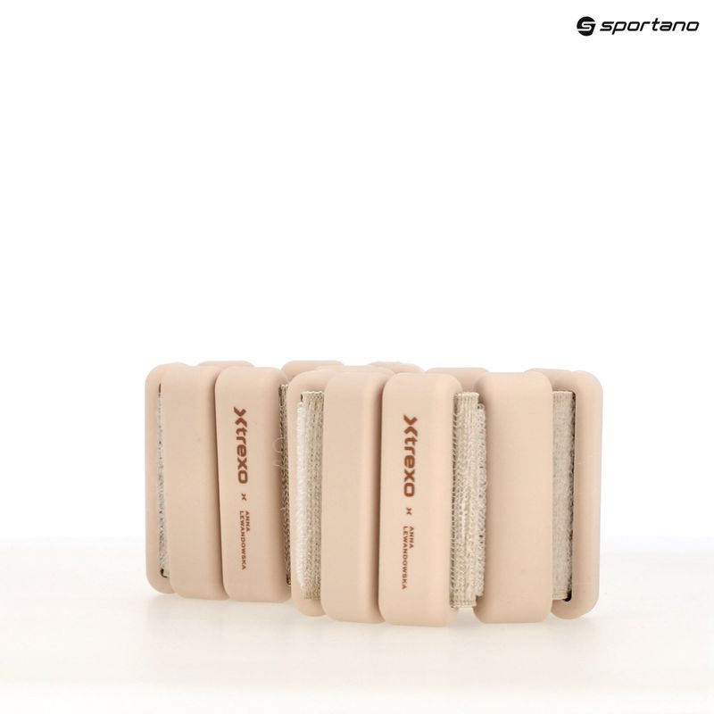 Greutăți pentru glezne și încheieturi XTREXO x Anna Lewandowska Bangles 205 Beige 12