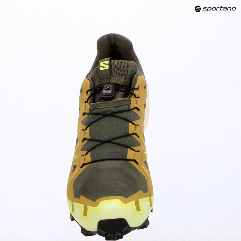 Încălțăminte de alergare pentru bărbați Salomon Speedcross 6 GTX grape leaf/aspargus green 16