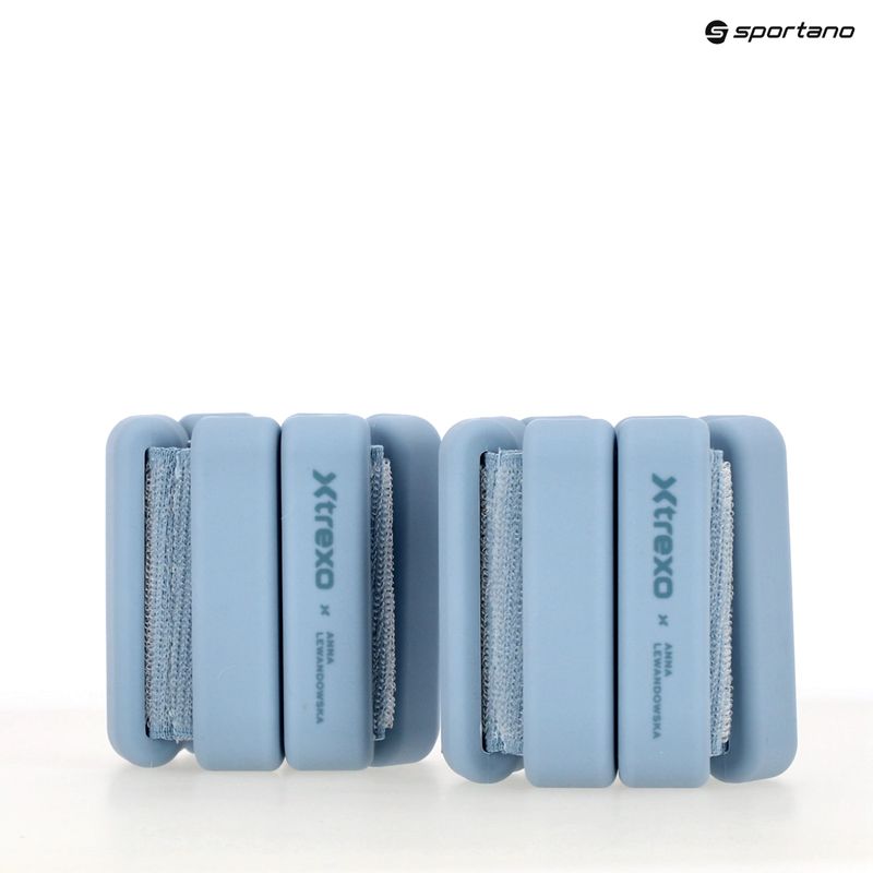 Greutăți pentru glezne și încheieturi XTREXO x Anna Lewandowska Bangles 210 Azul Bruma 12