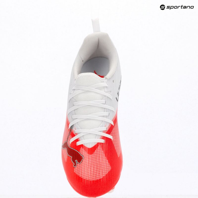 Încălțăminte de fotbal pentru copii PUMA Ultra 7 Match FG/AG Jr ultra red/puma black/puma white 9