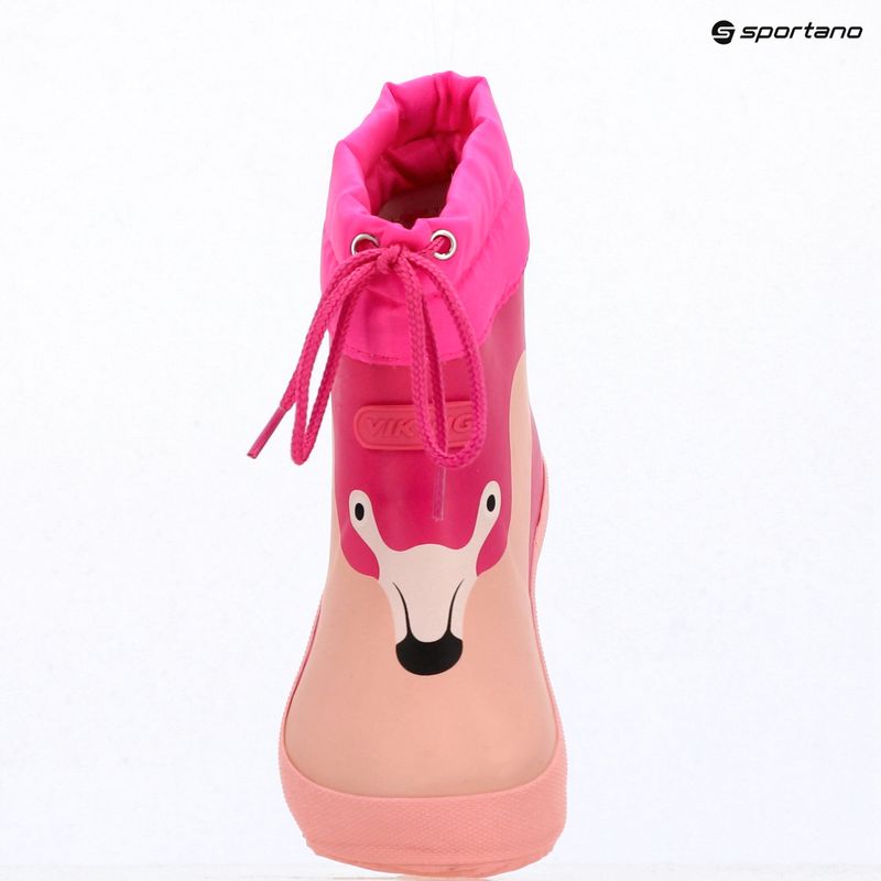Cizme pentru copii Viking Alv Barefoot Paw Print light pink/magenta 9