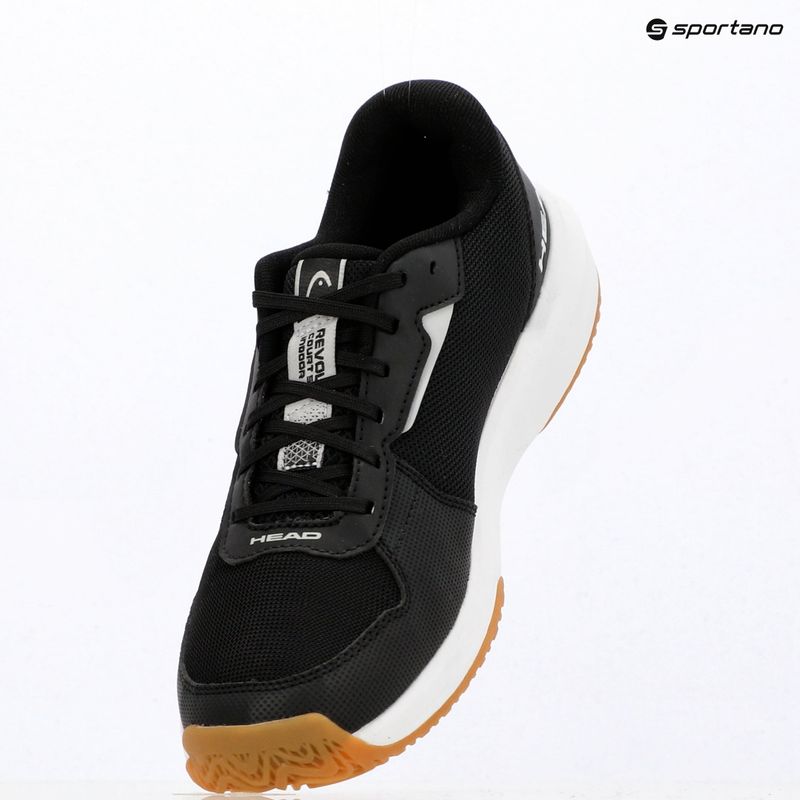 Încălțăminte de tenis pentru bărbați HEAD Revolt Court 5.0 Indoor black/white 9