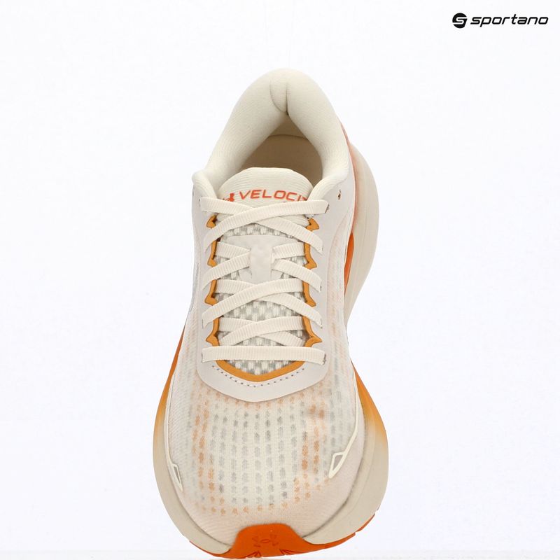 Încălțăminte de alergare pentru femei Under Armour Velociti Pace stone/dusty coral/metallic buff 9