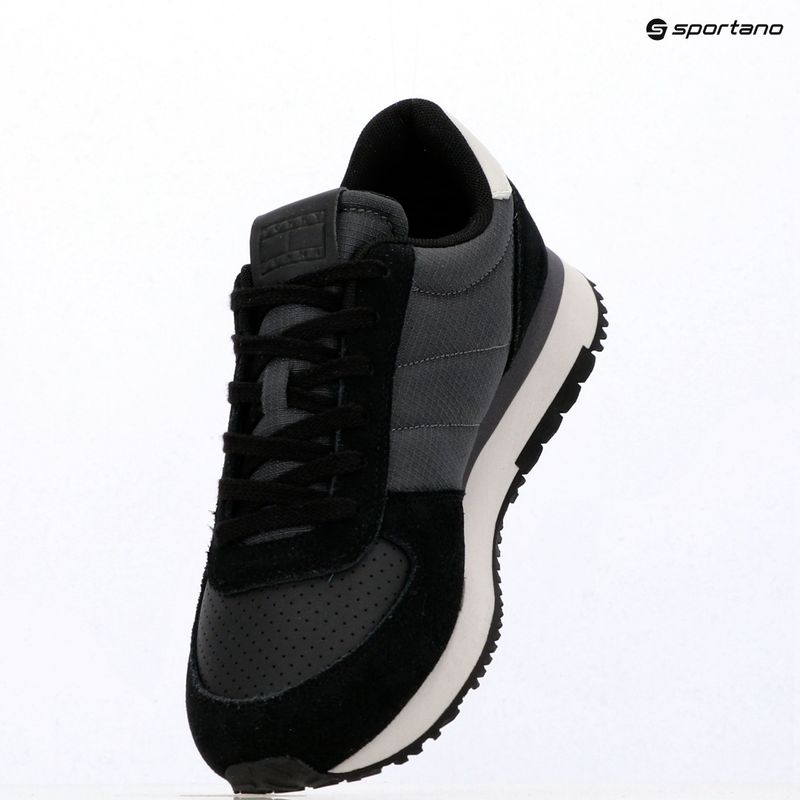 Încălțăminte pentru bărbați Tommy Jeans Runner Flag Mix washed black/stratus grey 9