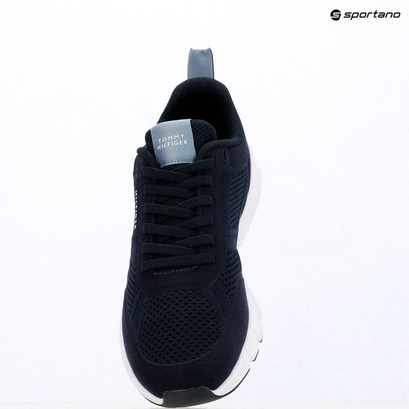 Încălțăminte pentru bărbați Tommy Hilfiger Light Knitted navy blue 9