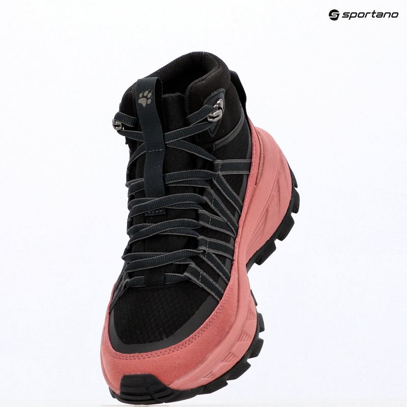 Încălțăminte de drumeție pentru femei Jack Wolfskin Wild Hike Texapore Mid mineral red 15