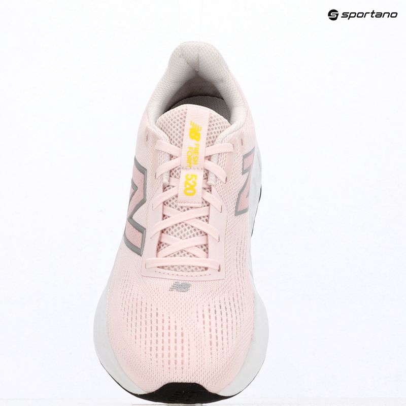 Încălțăminte de alergare pentru femei New Balance Fresh Foam 520's V9 pink salt/pink granite/silver metallic 7