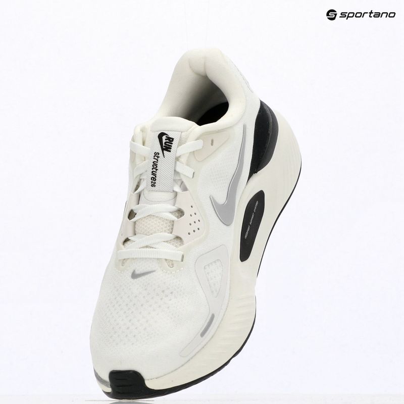 Încălțăminte de alergare pentru femei Nike Structure 26 summit white/anthracite/metallic silver 14
