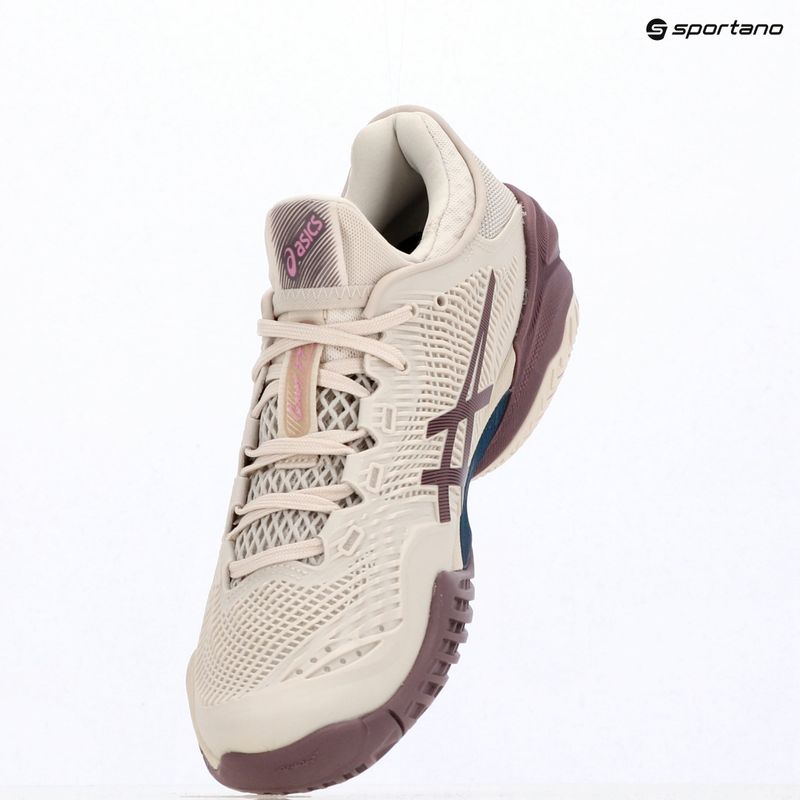 Încălțăminte de tenis pentru femei ASICS Court FF 3 soft oat/dusty mauve 6