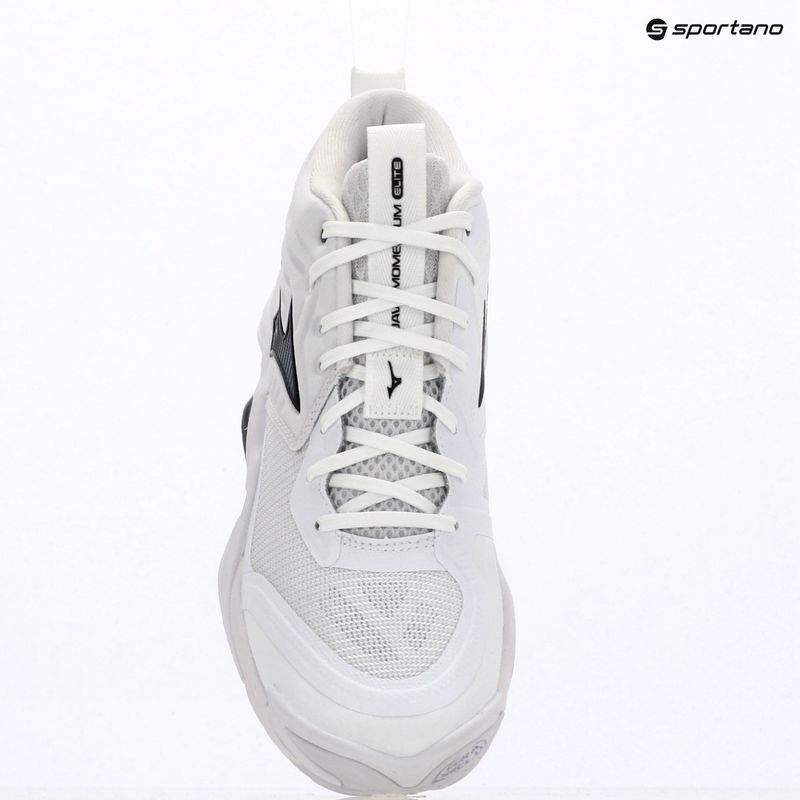Încălțăminte de volei Mizuno Wave Momentum Elite Mid white/metallic gray/black 7