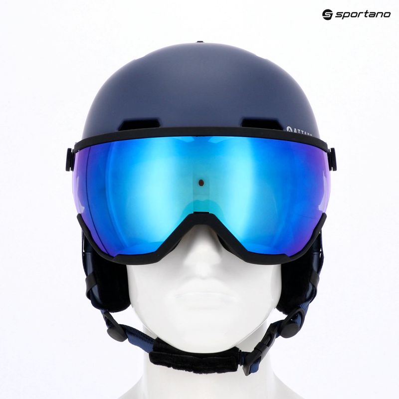 Cască de schi pentru copii ATTABO Avens 2.0 Jr Visor dark blue 17