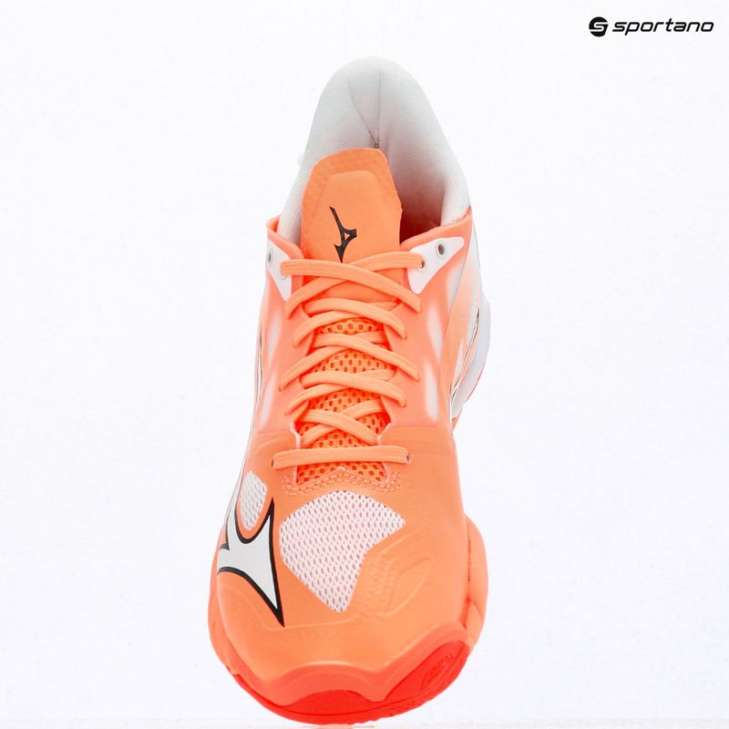 Încălțăminte de handbal Mizuno Wave Mirage 5 flamingo coral/white 7