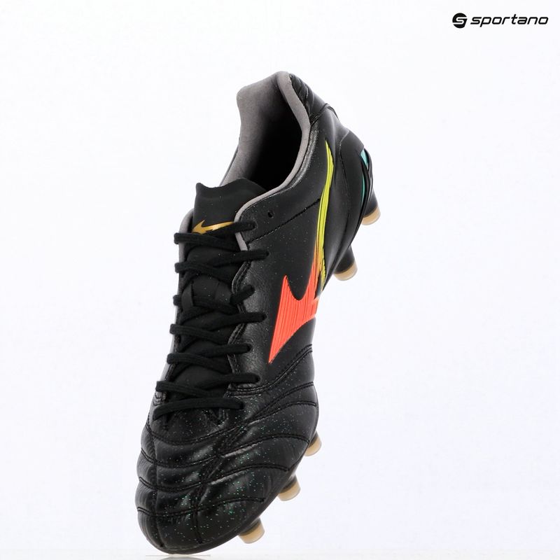 Încălțăminte de fotbal Mizuno Monarcida Neo III Elite FG black/lava orange/arcadia 3