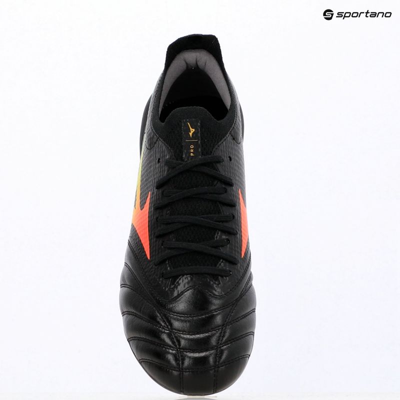 Încălțăminte de fotbal Mizuno Morelia Neo V β Pro FG black/lava orange/arcadia 3
