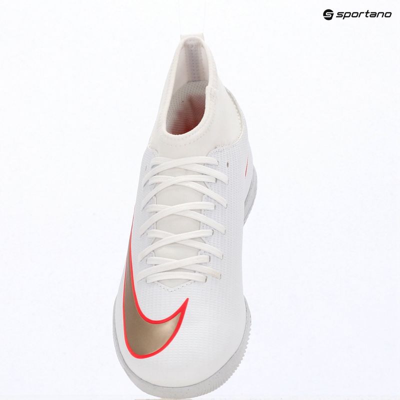 Încălțăminte de fotbal pentru copii Nike Jr. Mercurial Superfly 11 Club white/bright crimson/blur 8