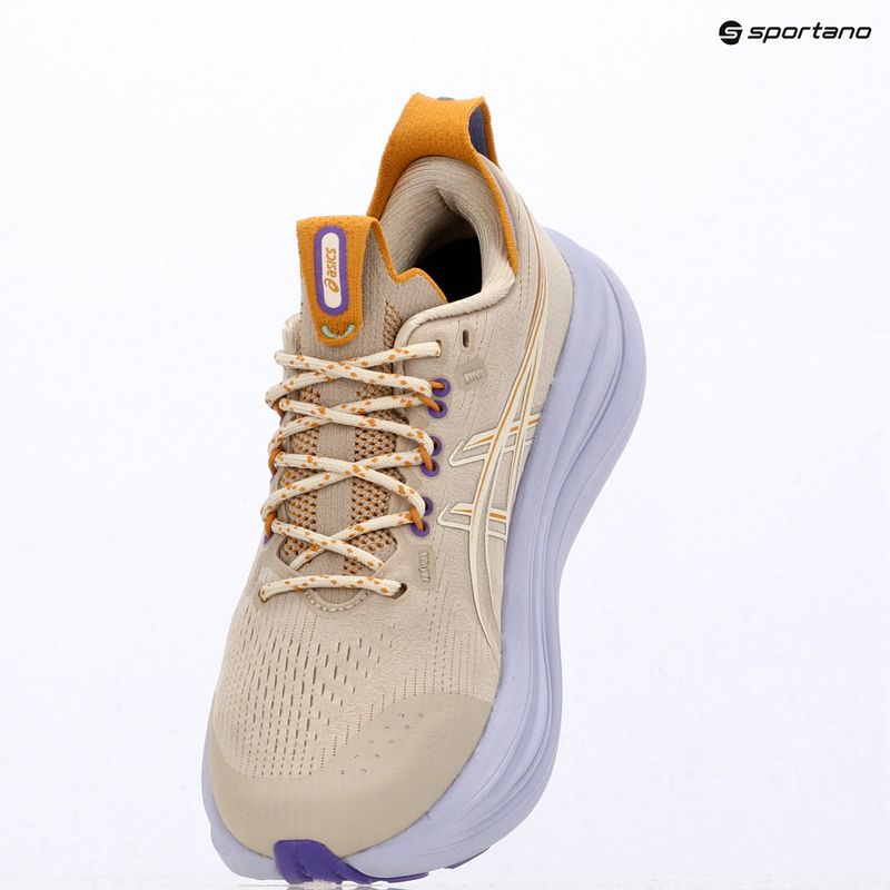 Pantofi de alergare pentru femei ASICS Gel-Nimbus 28 TR simply taupe/fresh air 9