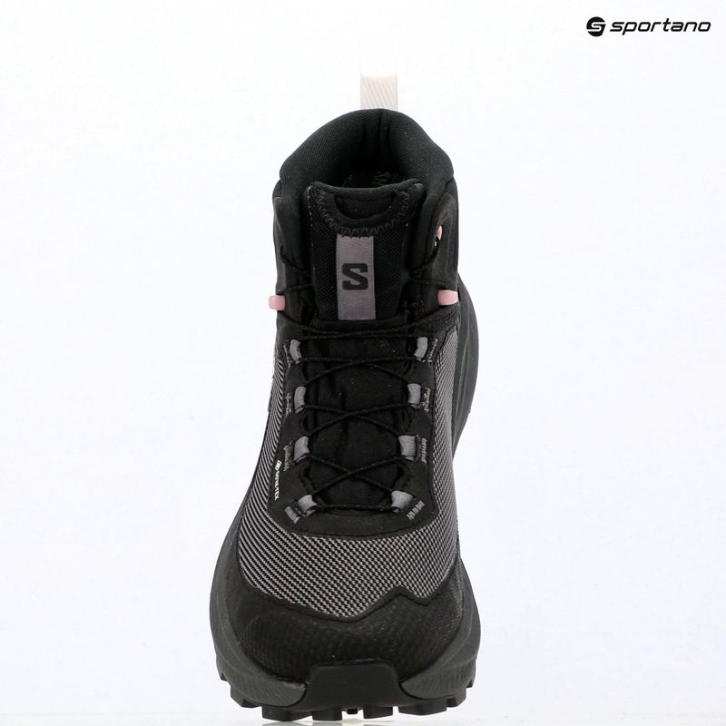 Încălțăminte de drumeție pentru femei Salomon Genesis Mid GTX black/dawn pink 19