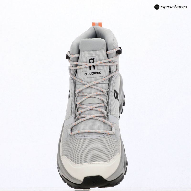 Încălțăminte de drumeție pentru femei On Cloudrock Mid Waterproof glacier/alloy 15