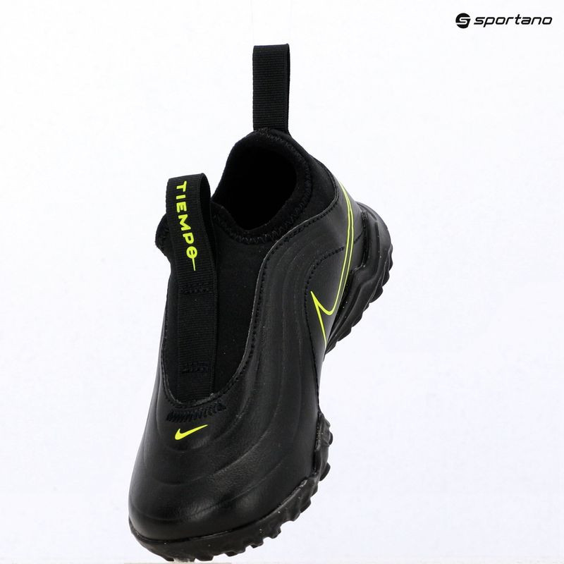 Încălțăminte de fotbal pentru copii Nike Tiempo Maestro Flex Jr TF PS black/volt/black 15