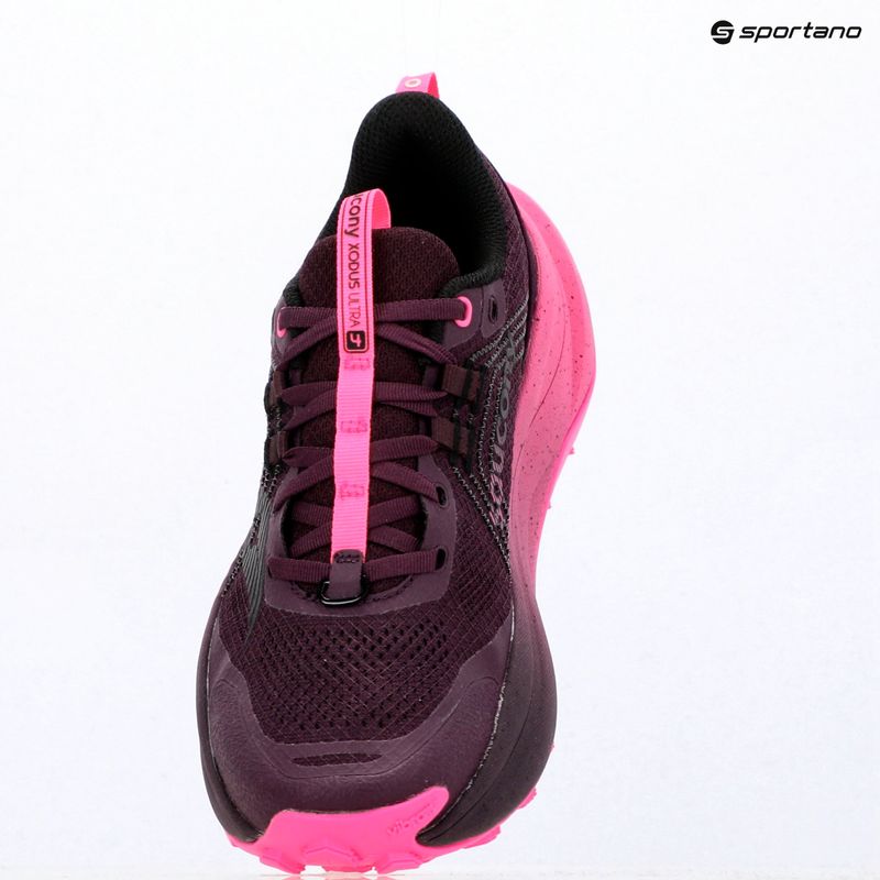 Încălțăminte de alergare pentru femei Saucony Xodus Ultra 4 eggplant/shock 11