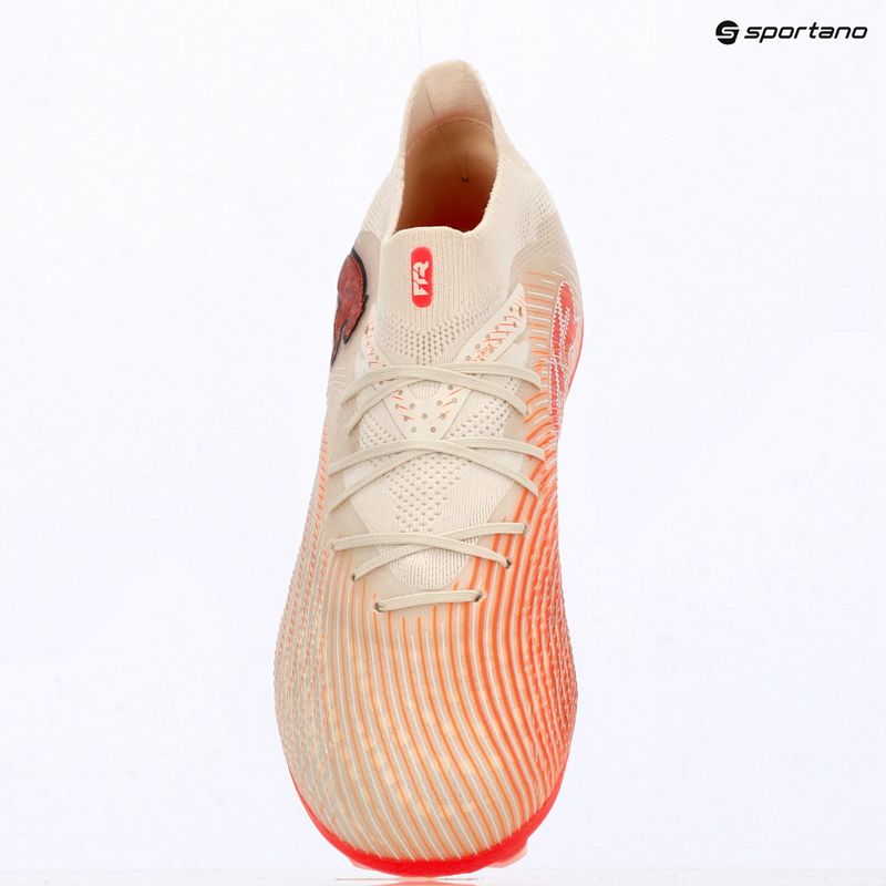 Încălțăminte de fotbal pentru copii PUMA Future 9 Pro FG/AG Jr sugared almond/puma white/ultra red/puma black 8