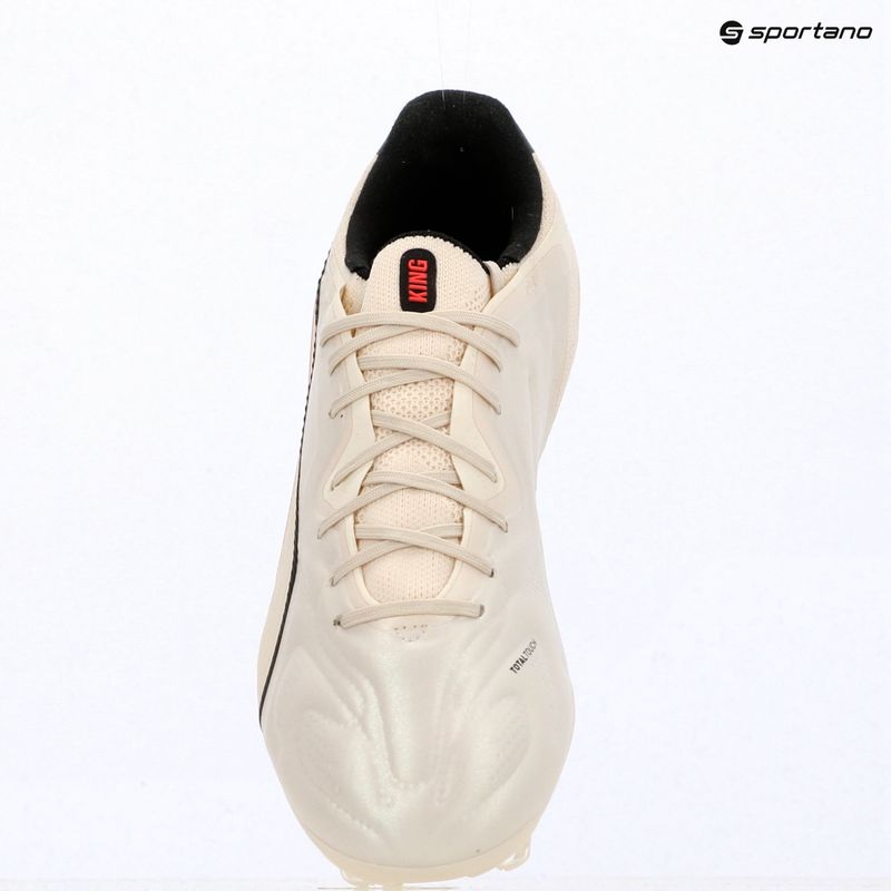 Încățăminte de fotbal PUMA King 20 Pro FG/AG sugared almond/puma black/ultra red 16