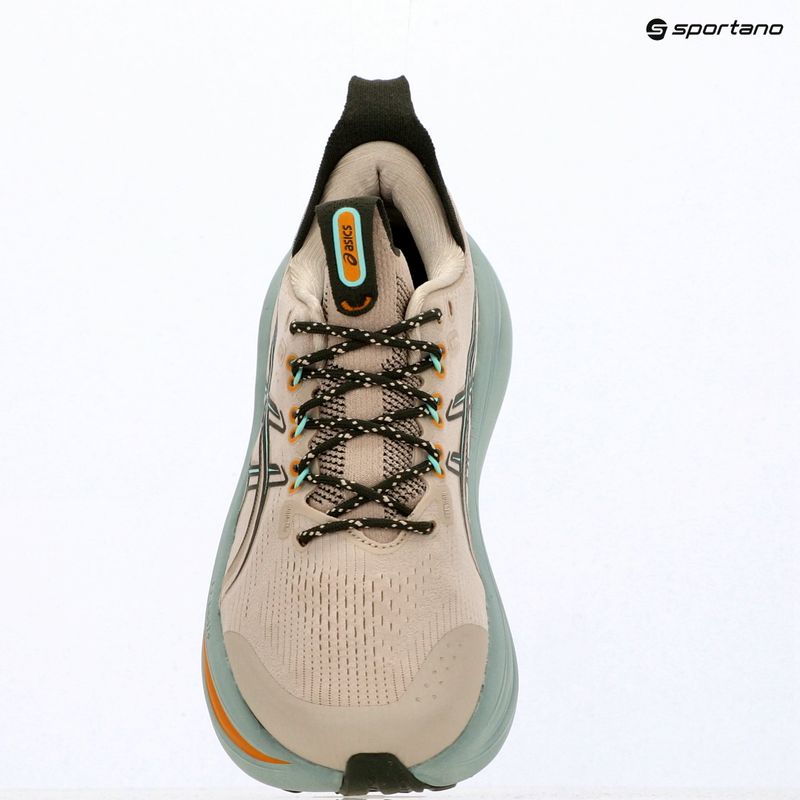 Pantofi de alergare bărbați ASICS Gel-Nimbus 28 TR simply taupe/ocean haze 17