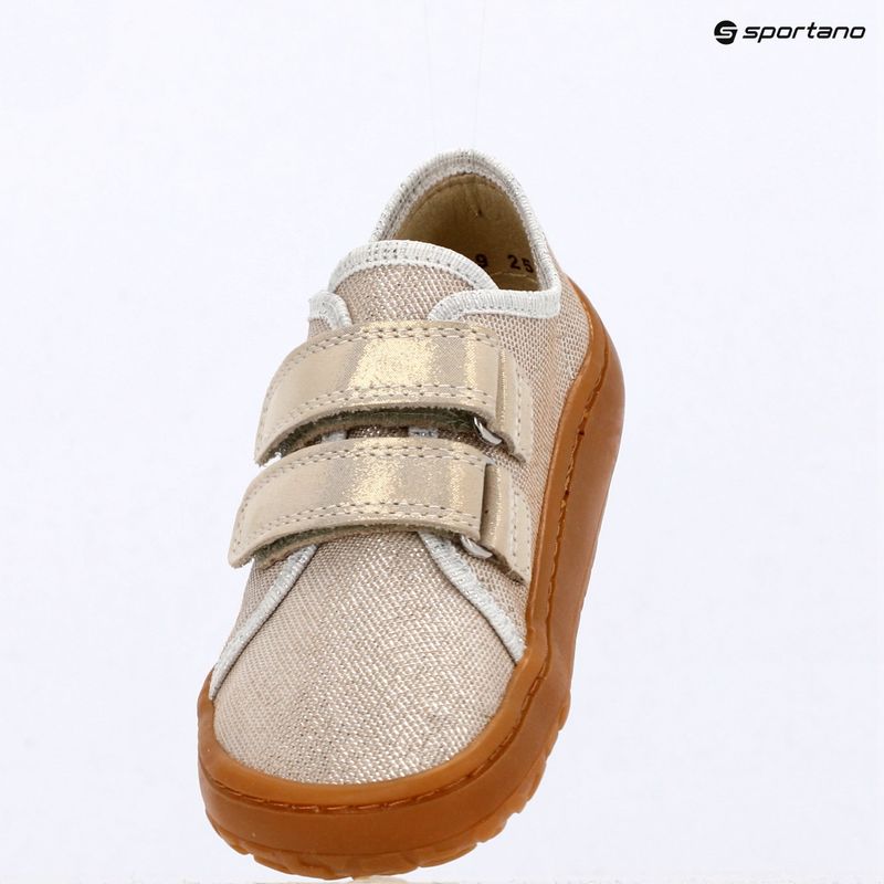 Încălțăminte barefoot pentru copii Froddo Canvas gold shine 8