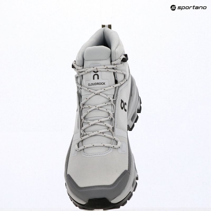 Încălțăminte de drumeție pentru bărbați On Cloudrock Mid Waterproof glacier/alloy 7