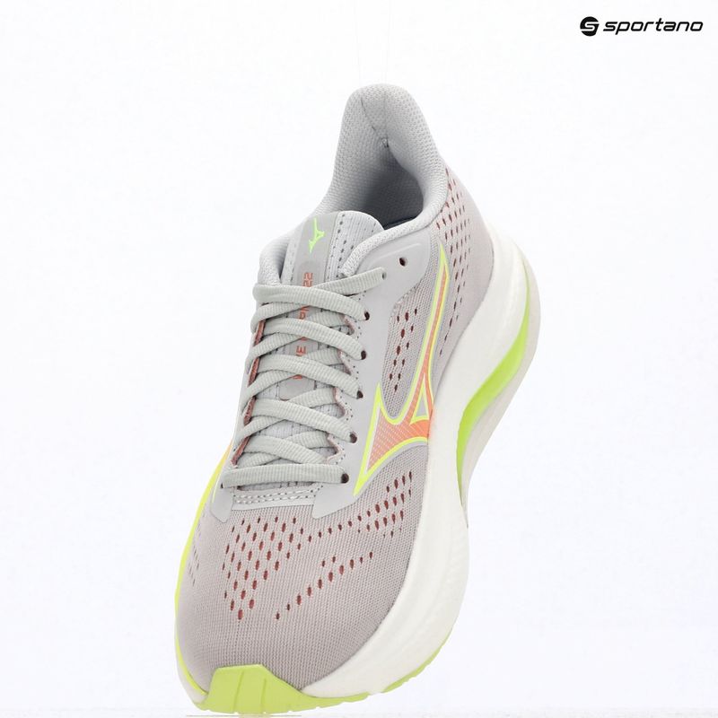 Încălțăminte de alergare pentru femei Mizuno Wave Inspire 22 cloudscape/desert flower/lime pulp 16