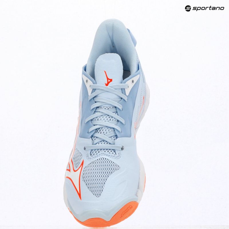 Încălțăminte de handbal pentru femei Mizuno Wave Mirage 5 blue finch/white 15
