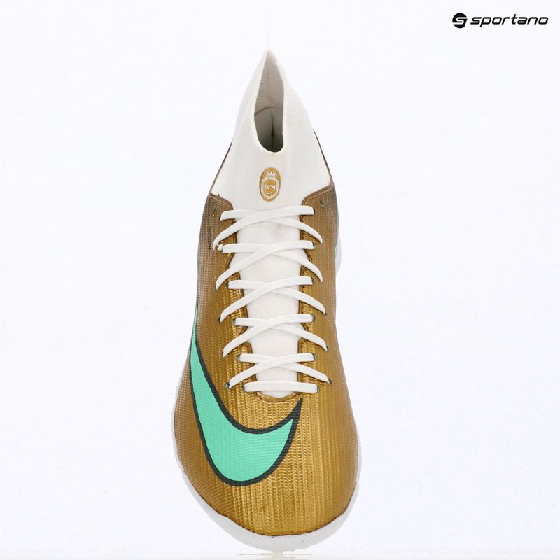 Încălțăminte de fotbal pentru bărbați Nike Mercurial Superfly 11 Academy "Kylian Mbappé" metallic gold/green glow 16