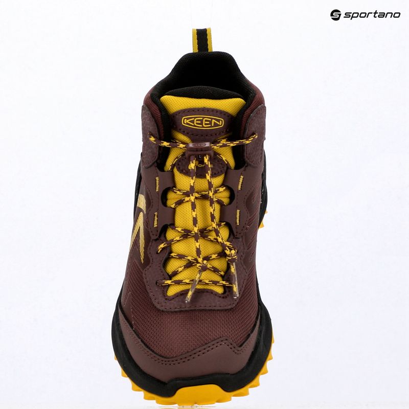 Încălțăminte de trekking pentru copii KEEN Zionic Mid Wp huckleberry/mango mint 7