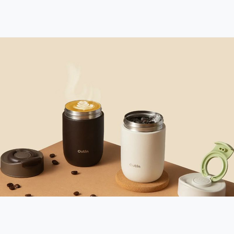 Cană termică OutIn Travel Tumbler 350 ml sand white 3